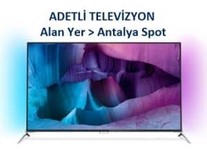 Adetli televizyon alan yer